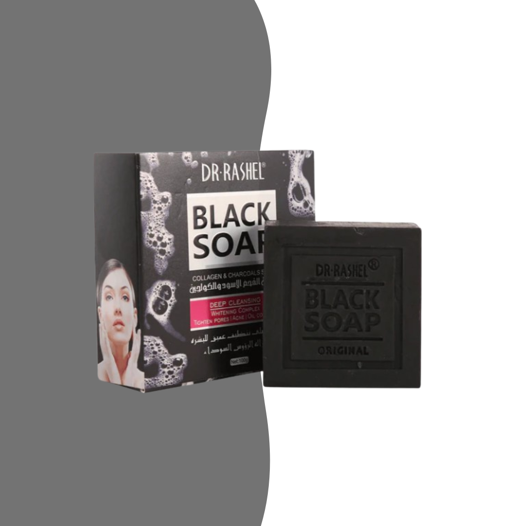 DR RASHEL Charcoal Black Soap 100g