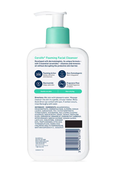 CERAVE Foaming Facial Cleanser 236ml