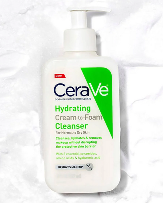 CERAVE Hydrating Cream to Foam Cleanser
